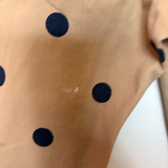 J.Crew High Rise Girlfriend Chino Polka-Dot Pants Sz 8 - Picture 10 of 15